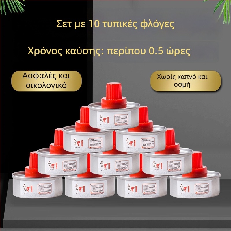 Καύσιμο λαμπτήρα αλκοόλης για μικρό κατσαρολάκι – μάρκα Friends, οικολογικό μείγμα λαδιών (ορυκτά έλαια και φυτικά έλαια), μοντέρνος απλός σχεδιασμός, καίει 30/60/120 λεπτά