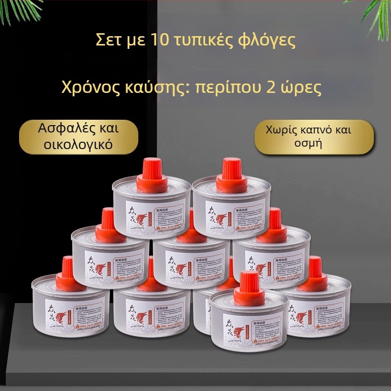 Καύσιμο λαμπτήρα αλκοόλης για μικρό κατσαρολάκι – μάρκα Friends, οικολογικό μείγμα λαδιών (ορυκτά έλαια και φυτικά έλαια), μοντέρνος απλός σχεδιασμός, καίει 30/60/120 λεπτά