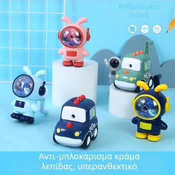 Elf 18127 — χειροκίνητος ορθωτής μολυβιών, ABS, σχήμα διαστημικό αυτοκίνητο-αστροναύτης