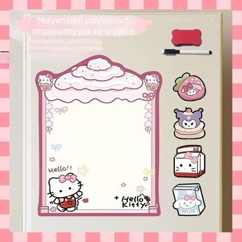 Μαγνητική επιφάνεια ψυγείου για σημειώσεις – διαγράφιμο, μαγνητική, EVA υλικό, γλυκό στυλ, εβδομαδιαίο πλάνο