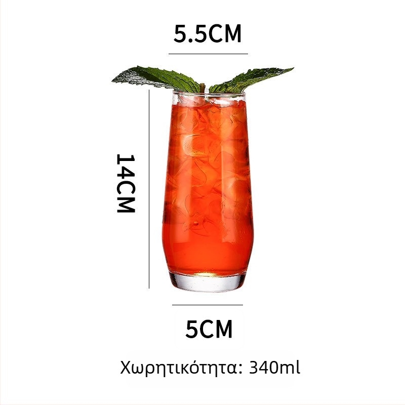 Ποτήρι κοκτέιλ Colin Cup – Σκανδιναβικό στυλ, γυάλινο, χωρητικότητα 301–400 ml, με εκτυπωμένο λογότυπο