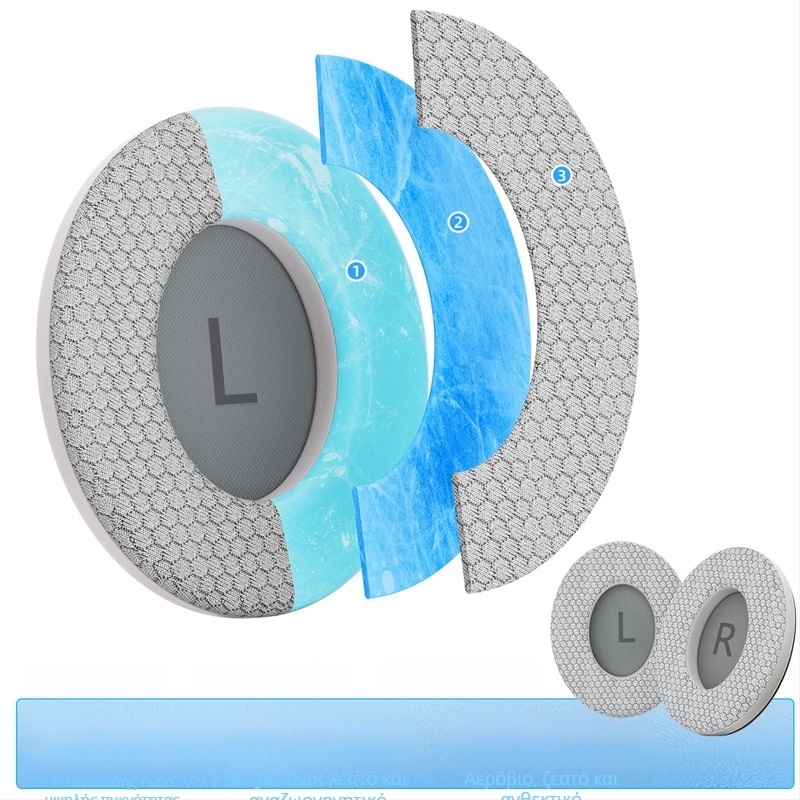 Κάλυμμα ακουστικών QC35/QC45 — OEM επεξεργασία, μαλακό, φιλικό προς το δέρμα, ανθεκτικό
