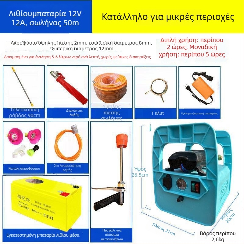 Fangran Πλαστικός Ψεκαστήρας Τριών Μερών