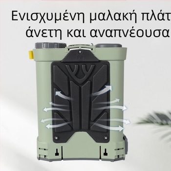 Ψεκαστήρας πλάτης με μπαταρία λιθίου, υψηλής πίεσης, για προστασία φυτών