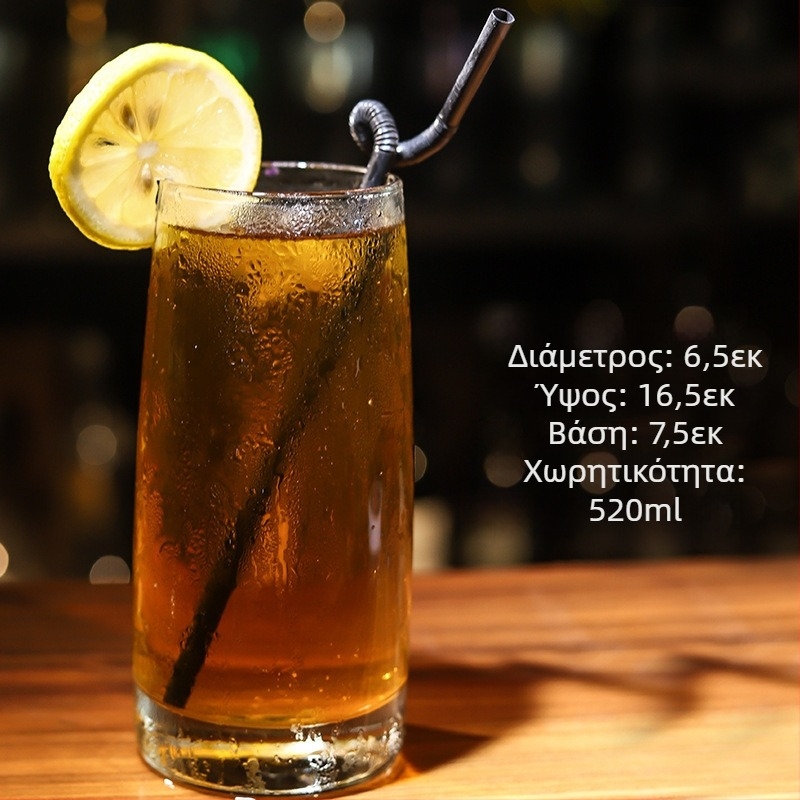 Ποτήρι κοκτέιλ Chu kewei, Νορδικό στυλ, γυαλί, εκτύπωση λογότυπου