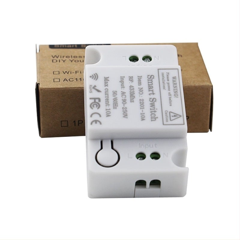 ZKRLLF Ασύρματος διακόπτης τοίχου, 220V, CE πιστοποιημένο, κατάλληλο για οικία/γραφείο/ξενοδοχείο, -20 έως 80°C