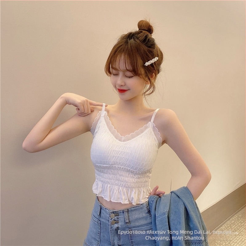 Δαντελένιο strapless τοπ με μορφοποιημένες cups, ανοιχτή πλάτη, πλισέ στη μέση για σμίλευση