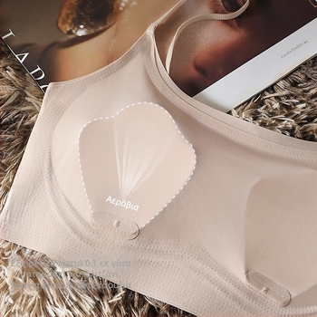Σουτιέν Ice Silk με Κούπες 3/4, λεπτά μορφοποιημένα κύπελλα, σταθερές διπλές τιράντες, διασταυρούμενος πίσω σχεδιασμός, αναπνεύσιμη αίσθηση