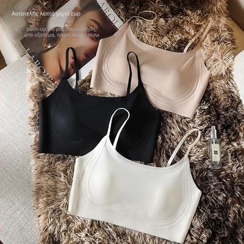 Σουτιέν Ice Silk με Κούπες 3/4, λεπτά μορφοποιημένα κύπελλα, σταθερές διπλές τιράντες, διασταυρούμενος πίσω σχεδιασμός, αναπνεύσιμη αίσθηση