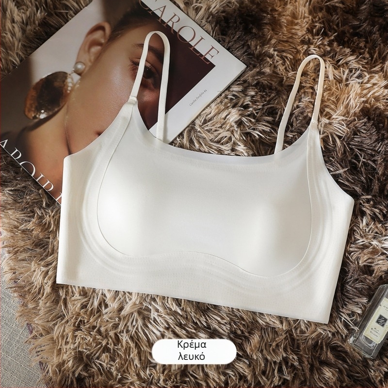 Σουτιέν Ice Silk με Κούπες 3/4, λεπτά μορφοποιημένα κύπελλα, σταθερές διπλές τιράντες, διασταυρούμενος πίσω σχεδιασμός, αναπνεύσιμη αίσθηση