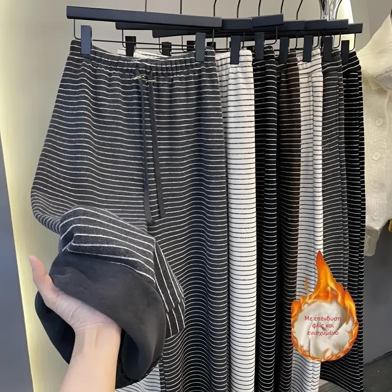 Casual παντελόνια - ανάμειξη πολυεστέρα-σπαντεξ, χαλαρή γραμμή, χάρεμ στυλ, μήκος 3/4, Καλοκαίρι 2025