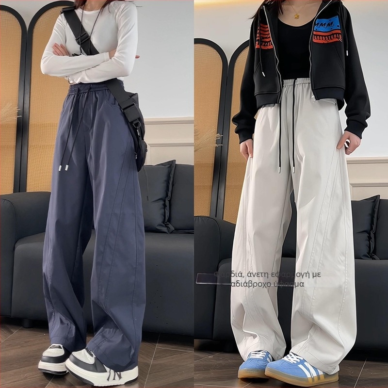 Unisex παντελόνια πεζοπορίας με αδιάβροχα και ανθεκτικά στον άνεμο, φλις επένδυση, χαλαρή γραμμή, φαρδιές παντελόνες για τον χειμώνα