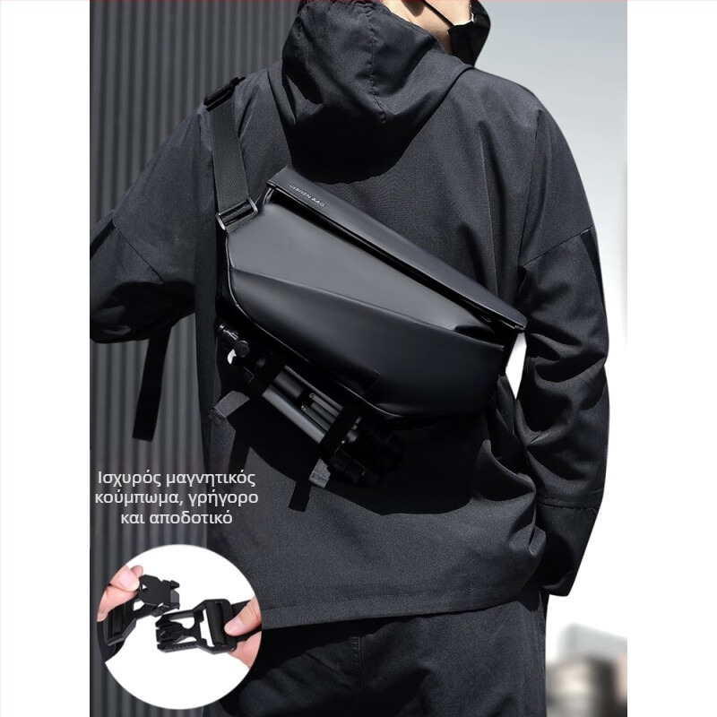 Ανδρική τσάντα crossbody, νάιλον, διαπνέουσα και αδιάβροχη, για ελεύθερα ταξίδια