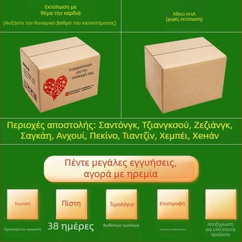 Διπλωτό κουτί από κυματοειδές χαρτόνι, 250 γ/μ², πάχος 3, εξαιρετικά σκληρό κενό κουτί