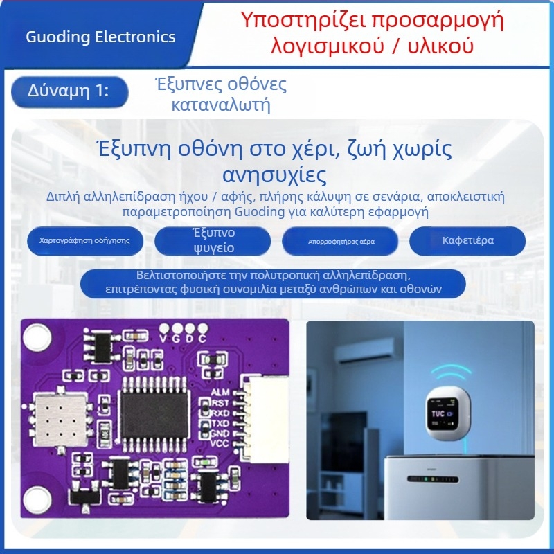 Λύση σχεδίασης PCB για το κιβώτιο πυρήνα της Xiaozhi AI λούτρινης παιχνιδιού μηχανής — παράδοση 10–30 ημέρες, εφαρμογή: Έξυπνο σπίτι, ποσοστό ελαττωμάτων 1‰