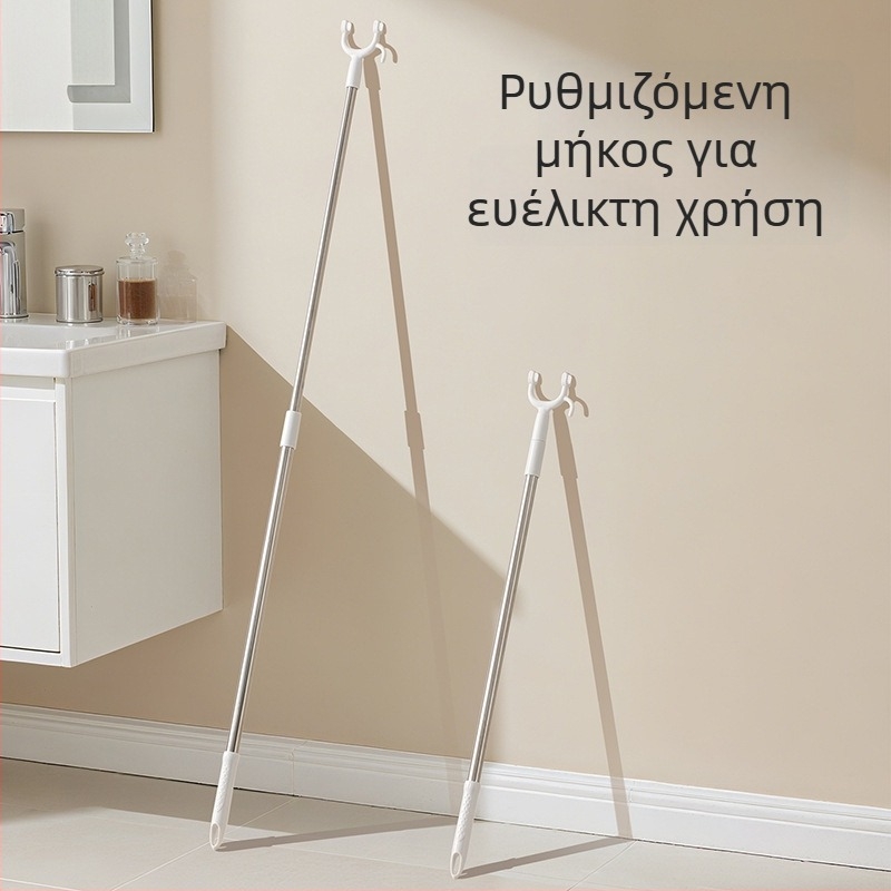 FaSoLa ρυθμιζόμενη ράβδος στέγνωσης ρούχων – PP και 201 ανοξείδωτο ατσάλι, για μπαλκόνι, επεκτειόμενη, μοντέρνος μινιμαλισμός