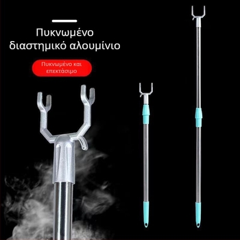 Τελεσκοπική ράβδος στέγνωσης ρούχων, επεκτειόμενος σωλήνας από ανοξείδωτο ατσάλι για οικιακή χρήση