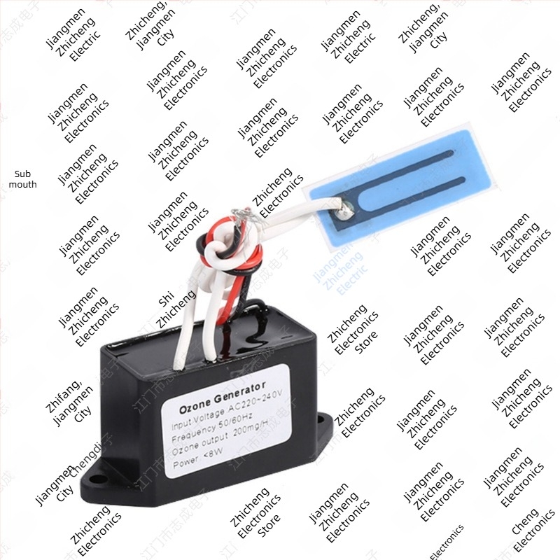 Μονάδα γεννήτριας όζοντος για καθαριστή αέρα με κεραμική πλάκα, DC5V/12V/24V, έξοδος 100–200 mg, τροφοδοσία USB, 50 m3/h, κάλυψη 11–20 m2