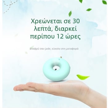 Temeixi Y13-33 Φορητός USB Απολυμαντήρας Αέρα με Τεχνολογία Αρνητικών Ιόντων, 50 m³/h, ≤36 dB, για χώρους έως 10 m²