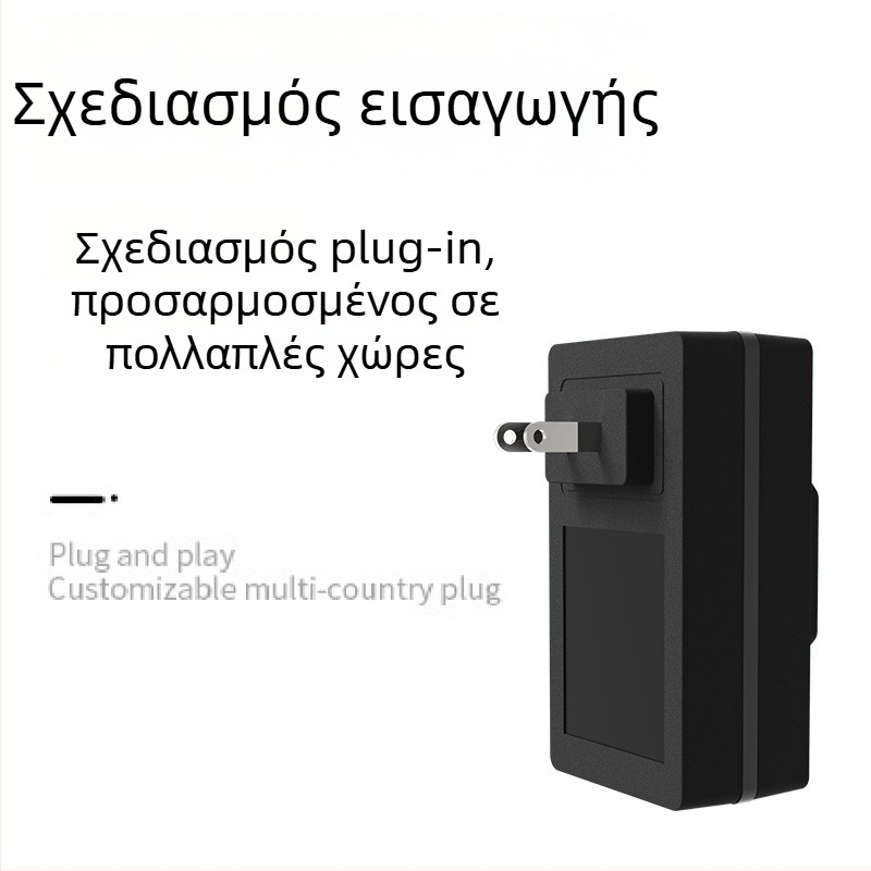 Απολυμαντής αέρα με αρνητικά ιόντα, συνδεόμενος σε πρίζα, 50 m³/h ροή, ήσυχη λειτουργία, κατάλληλο για χώρους έως 10 τ.μ.