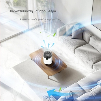 Νέος φορητός επιτραπέζιος καθαριστής αέρα για το σπίτι — απομάκρυνση φορμαλδεΰδης, εξάλειψη οσμών και τριχώματος κατοικιδίων, αρνητικά ιόνια, τροφοδοσία USB, κατάλληλο για 21–30 τ.μ.