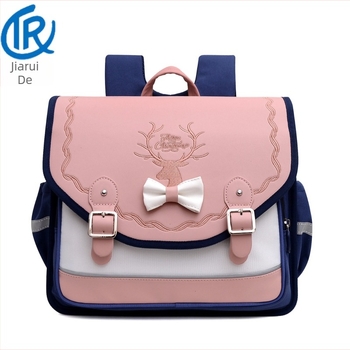 Ναϊλον σακίδιο για μαθητές του δημοτικού - αδιάβροχο, ανθεκτικό στη φθορά, μειώνει το φόρτο και προστατεύει τη σπονδυλική στήλη, για αγόρια και κορίτσια.