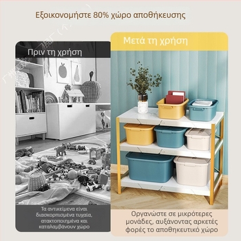Πλαστικό Κουτί Αποθήκευσης Ντουλάπας – για Ρούχα και Παιχνίδια, Προστασία από Σκόνη, Μινιμαλιστικός Σχεδιασμός, Υλικό PP
