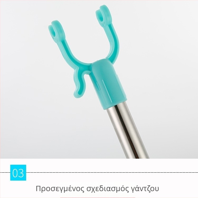 Επεκτειόμενη ράγα κρεμάστρων από ανοξείδωτο ατσάλι για μπαλκόνι