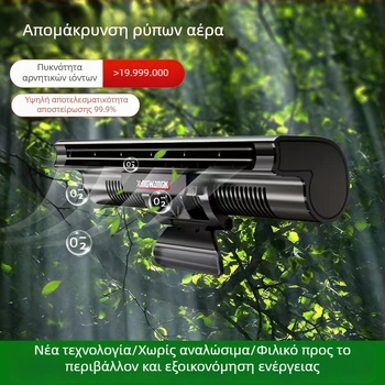 Καθαριστής αέρα με αρνητικά ιόντα – Τροφοδοσία USB, Αθόρυβος 36–45 dB, Επιτραπέζιος σχεδιασμός, Για 21–30 τ.μ., Απομάκρυνση οσμών και αλλεργιογόνων