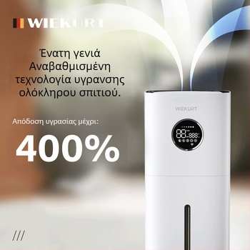 Οικιακό υπερηχητικό υγραντήριο αρωματοθεραπείας J36, κάλυψη χώρου 21-30 m², δεξαμενή >10 L, τηλεχειριστήριο, χρονόμετρο 2-8 ωρών