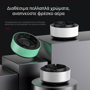 Απολυμαντής αέρα για καπνό – αρνητικά ιόνια, ήσυχος (<36 dB), 50 m³/ώρα, κατάλληλο για 11–20㎡, Nordic στυλ, μονοφιλτρο για οικιακή χρήση