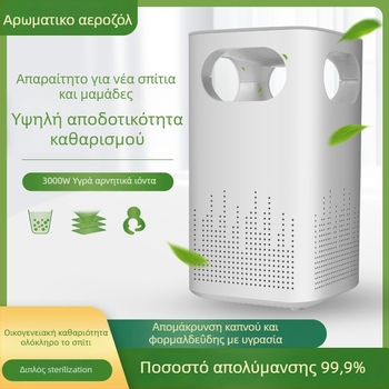 Καθαριστής αέρα οικιακής χρήσης - απομάκρυνση φορμαλδεΰδης, HEPA φιλτράρισμα, θόρυβος κάτω από 36 dB, τροφοδοσία USB, κατάλληλο για 11–20㎡
