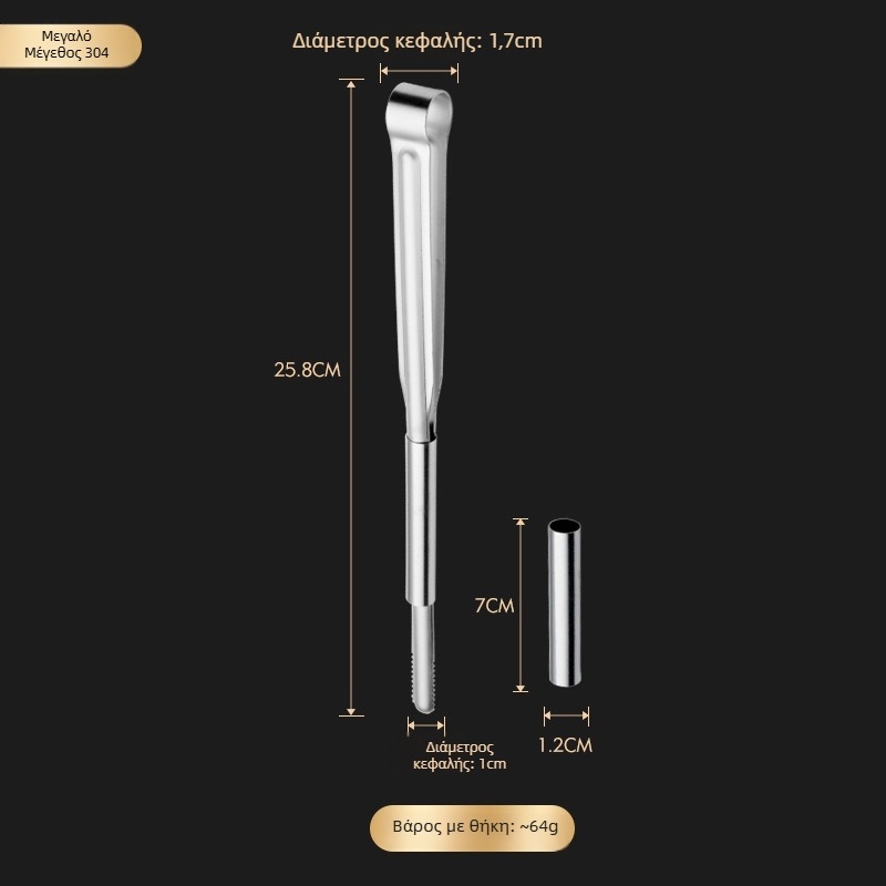 Κλιπ σερβιρίματος από ανοξείδωτο χάλυβα 304 με πολλαπλές λειτουργίες, αντιολισθητικό και αντι-κάψιμο, αντοχή σε υψηλές θερμοκρασίες; δυνατότητα προσαρμογής επεξεργασίας και εκτύπωσης λογότυπου