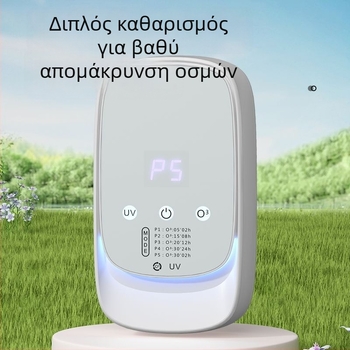 Φίλτρο αέρα για εξάλειψη οσμών κατοικίδιων — ενεργός άνθρακας, UV και HEPA απολύμανση, τροφοδοσία USB, τοίχος, κάλυψη 10 τ.μ., θόρυβος <36 dB