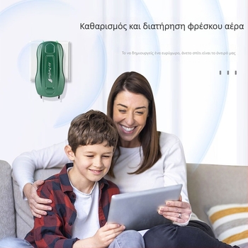 Μίνι καθαριστής αέρα αυτοκινήτου με γεννήτρια αρνητικών ιόντων; γενικό μοντέλο, 5V, πυκνότητα αρνητικών ιόντων 4000–10000, ενεργό οξυγόνο 3800–40000000