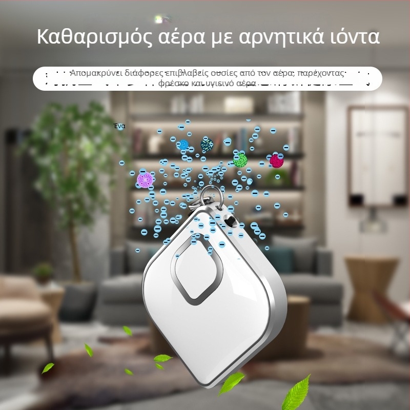 H3 καθαριστής αέρα με αρνητικά ιόντα, μίνι φορητός με USB, για αυτοκίνητο και σπίτι, 50 m3/h, θόρυβος κάτω από 36 dB, κατάλληλο για χώρους έως 10 m²