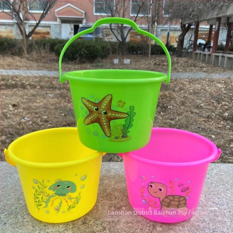 Baishun παιδικός κάδος παραλίας - Πλαστικό παιχνίδι άμμου και νερού για ηλικίες 4–6