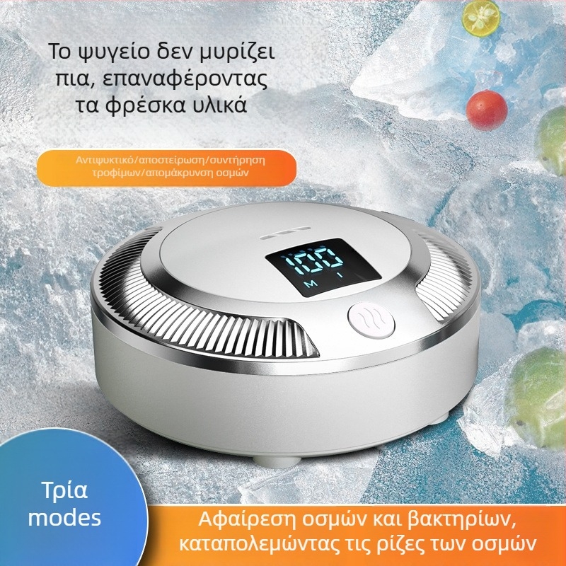 Καθαριστής αέρα αυτοκινήτου με εξάλειψη φορμαλδεΰδης και οσμών, με αρνητικά ιόντα για εξουδετέρωση οσμών (Ισχύς, Τάση, Συγκέντρωση αρνητικών ιονίων, Κάλυψη)