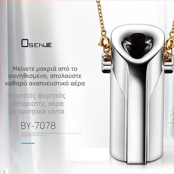 Φορητός καθαριστής αέρα με αρνητικά ιόντα – υγρασία και αποστείρωση, USB τροφοδοσία, ροή αέρα 50 m³/ώρα, θόρυβος κάτω από 36 dB