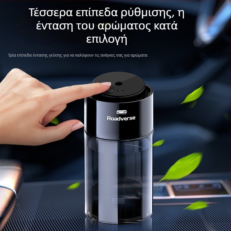 Έξυπνος διαχύτης αυτοκινήτου και καθαριστής αέρα – αρνητικά ιόντα, μοντέλο 1, τροφοδοσία από αναπτήρα