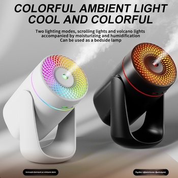 Υγραντήρας αυτοκινήτου με USB, μοντέλο Ofan-536, δεξαμενή 0,5 L, 1 έξοδος ψεκασμού, θόρυβος 36–45 dB