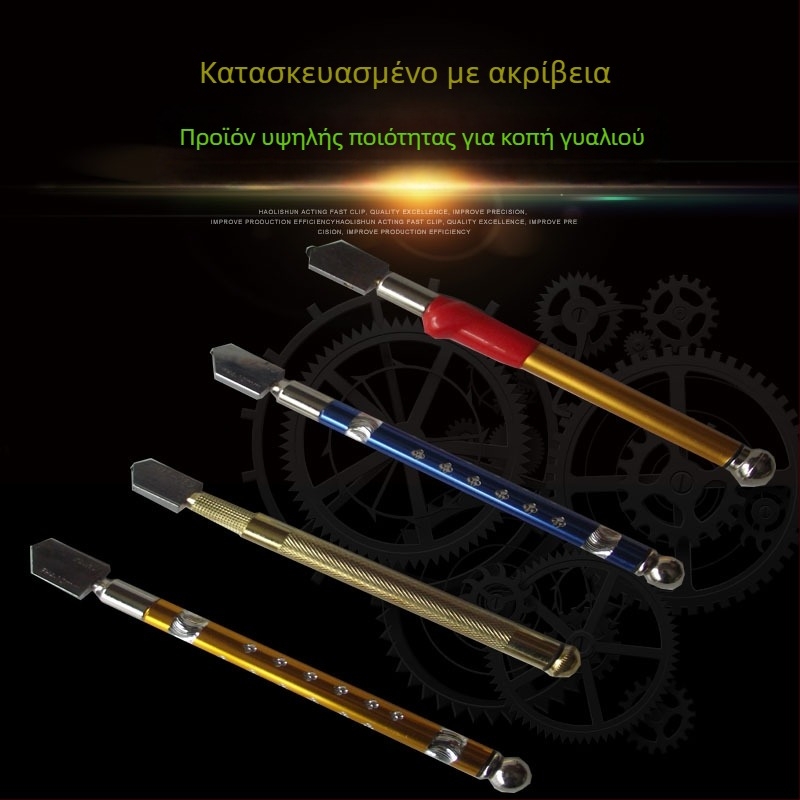 Ρολικός κόφτης γυαλιού για πλακάκια (Πάχος κοπής 3–12 mm; Μήκος 200 mm; Υλικό: κράμα μετάλλων)