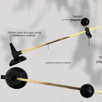 Changshunda Επαγγελματικός κοπτης κύκλων γυαλιού με έξι τροχούς