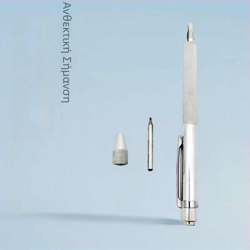 Αμερικανικού στυλ αλουμινένιο στυλό σήμανσης με διαμαντοχαράξη, εργαλείο χάραξης γραμμών σε γυαλί για κεραμική επεξεργασία, ηλεκτροπολυμένο φινίρισμα