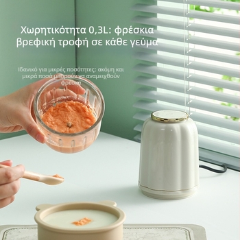 Πολυλειτουργικός επεξεργαστής βρεφικής τροφής με γυάλινο δοχείο, χωρητικότητα κάτω από 1 L, διπλοις αναδευτήρες, 10.000–19.999 rpm, 111–240 V