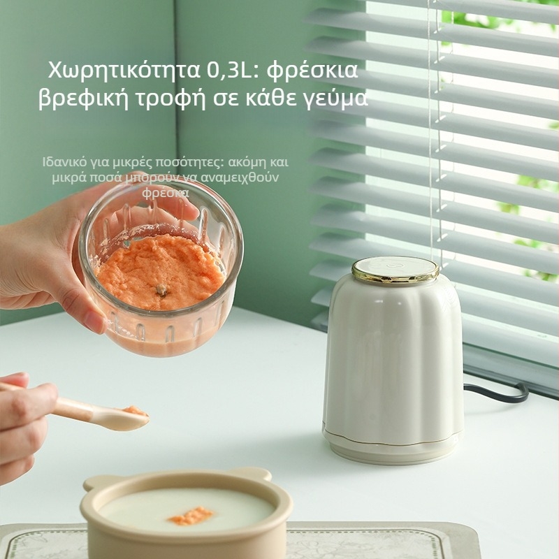 Πολυλειτουργικός επεξεργαστής βρεφικής τροφής με γυάλινο δοχείο, χωρητικότητα κάτω από 1 L, διπλοις αναδευτήρες, 10.000–19.999 rpm, 111–240 V