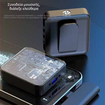 Ασύρματο lavalier μικρόφωνο με κλιπ – Bluetooth 5.3, 20 Hz–20 kHz, SNR ≥70 dB, ενσωματωμένη μπαταρία 300–500 mAh, διάρκεια 6–8 h (Bluetooth 5.3; 20 Hz–20 kHz; SNR ≥70 dB; 300–500 mAh; 6–8 h)