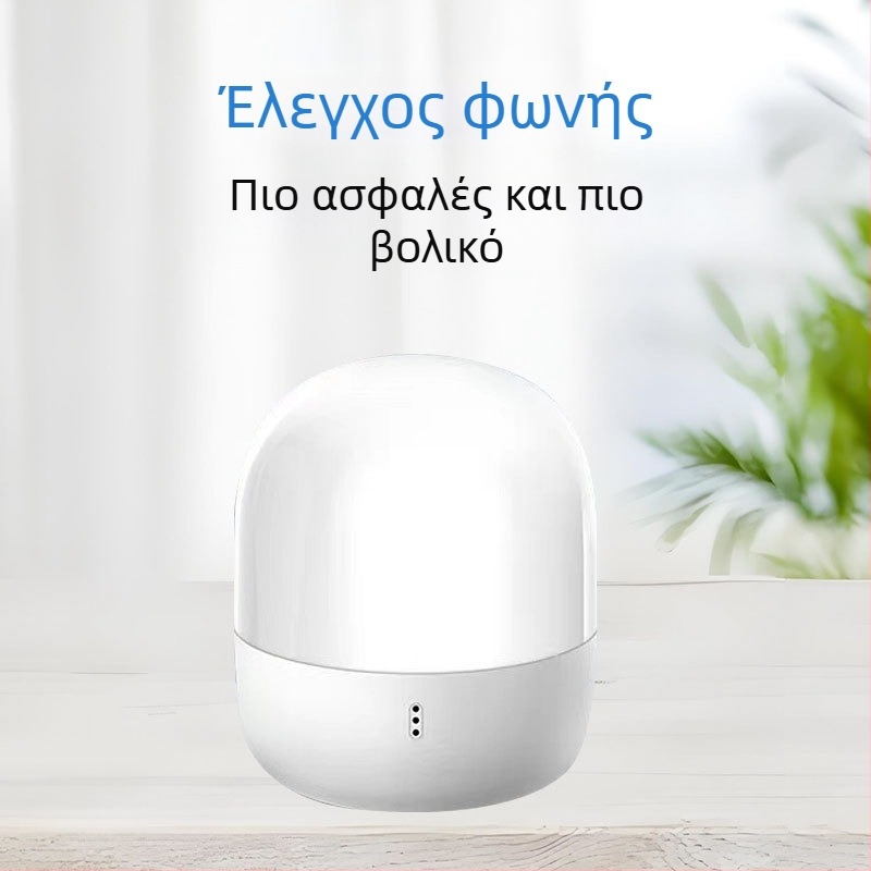 Έξυπνο νυχτερινό φως με φωνητικό έλεγχο εκτός διαδικτύου και έλεγχο οικιακών συσκευών