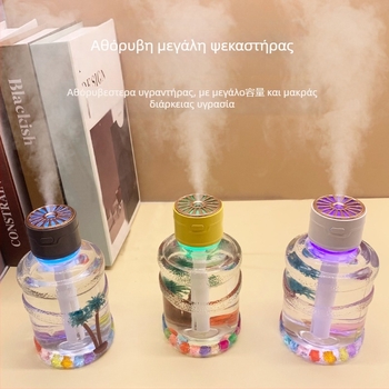 Υγραντήρας και Διαχυτής Αρώματος για Καθαρισμό Αέρα, ήσυχη λειτουργία (εμβέλεια 41–60 m², δεξαμενή 0.5–1 L, έξοδος ομίχλης 1, θόρυβος 36–45 dB, USB τροφοδοσία)