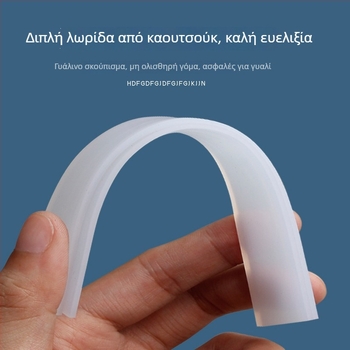 Baxifui Καουτσούκ Καθαριστής Γυαλιού Τ-τύπου με Διπλό Μαλακό Λεπίδα για τον Καθαρισμό Γυαλιού